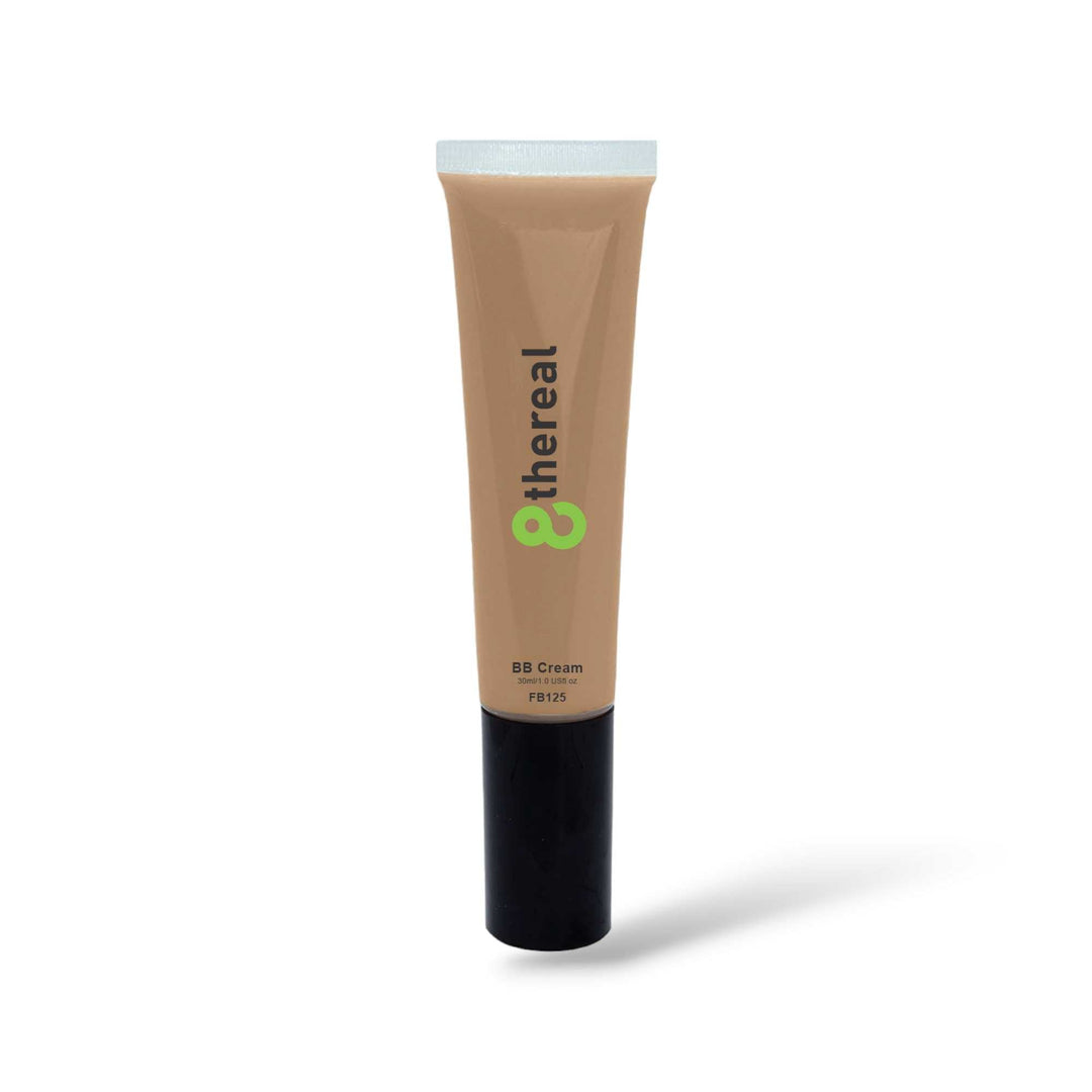 8thereal Everyday Glow BB Cream in a beige tube with black cap, offering hydration and SPF protection.