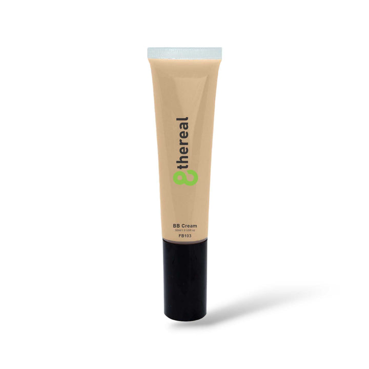 8thereal Everyday Glow BB Cream in shade FB103, a lightweight, hydrating 3-in-1 foundation with SPF protection.