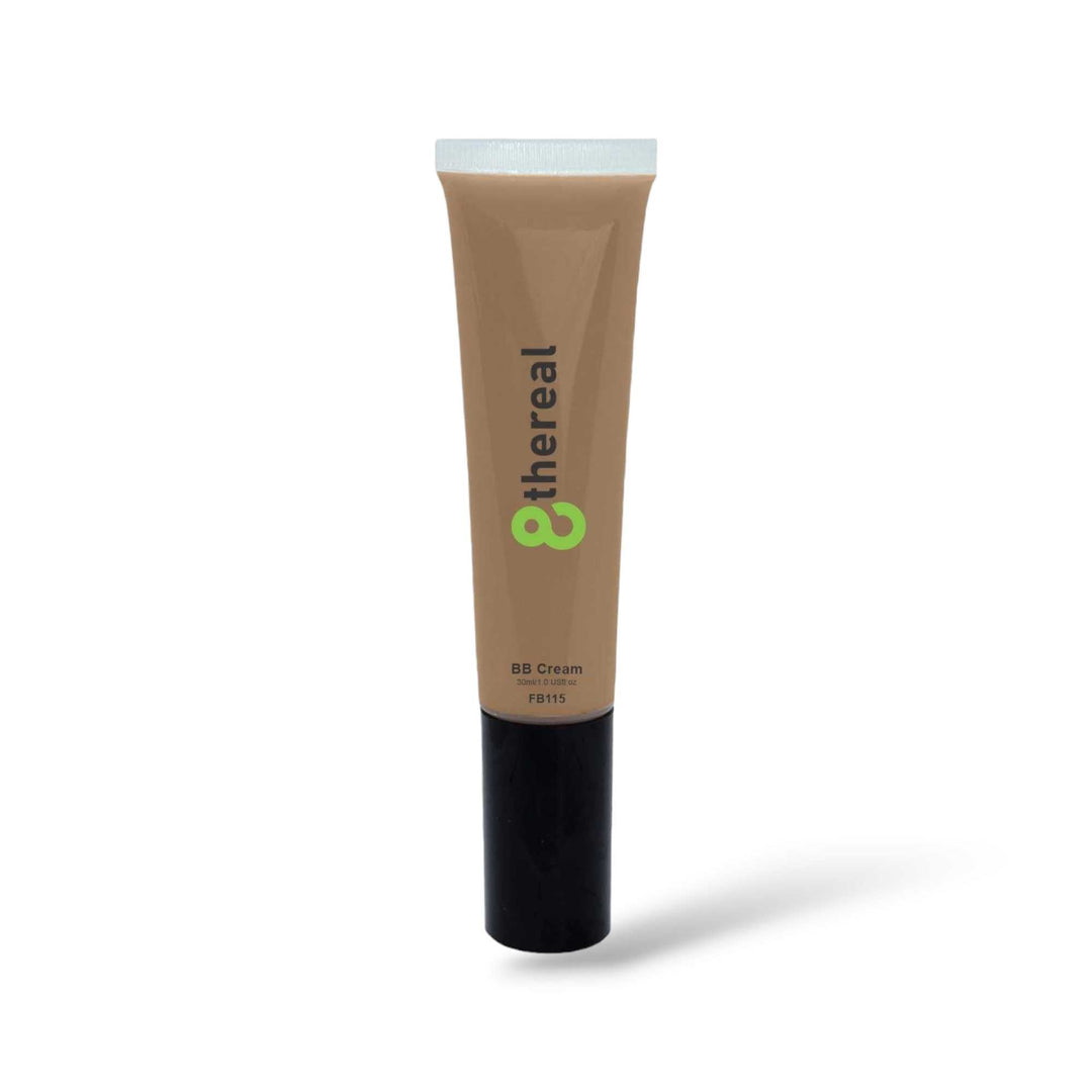 8thereal Everyday Glow BB Cream in a squeeze tube with a black cap, featuring a lightweight, hydrating formula.