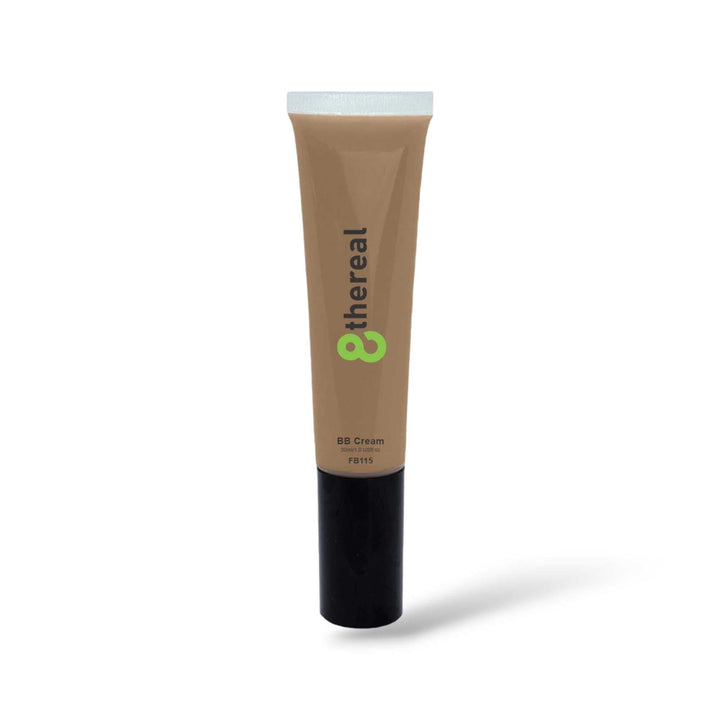 8thereal Everyday Glow BB Cream in a squeeze tube with a black cap, featuring a lightweight, hydrating formula.