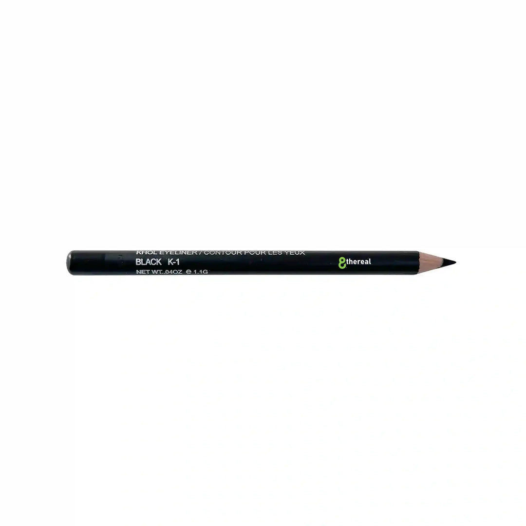 8thereal Soft-Define Khol Eyeliner pencil in black, featuring a creamy, long-lasting formula for precise eye definition.