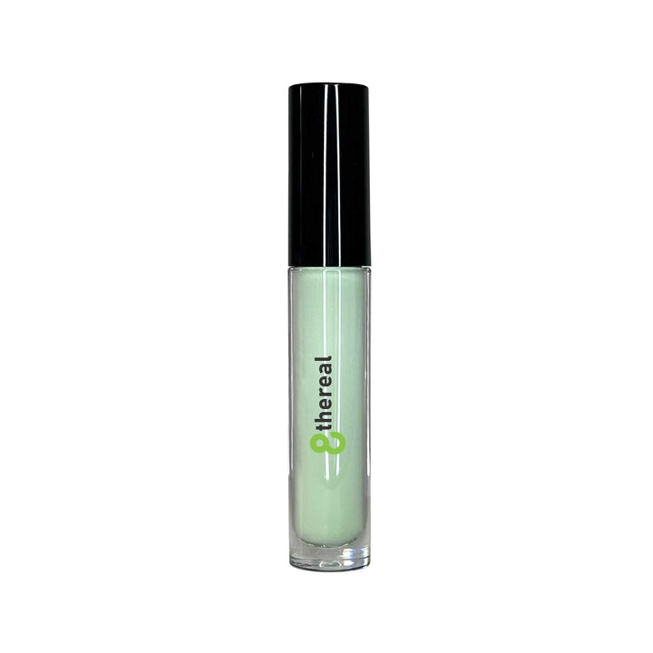 8thereal cream concealer in a clear tube with a black cap, featuring a precision doe-foot applicator.