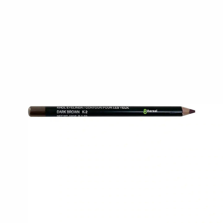 8thereal Soft-Define Khol Eyeliner pencil in dark brown with a smooth, creamy finish for precise eye definition.