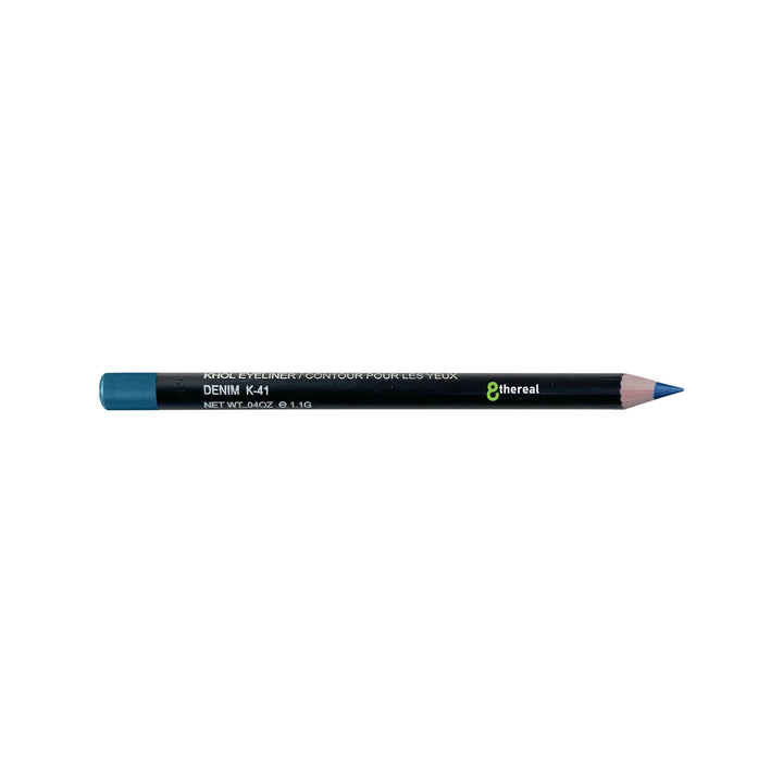 8thereal Soft-Define Khol Eyeliner in Denim blue, a creamy, long-lasting pencil for precise or smoky eye looks.