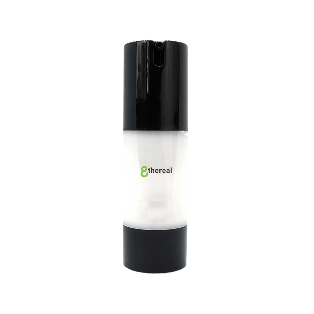 8thereal Extreme Moisture Blend rich face cream in a white and black pump bottle for dry skin hydration.