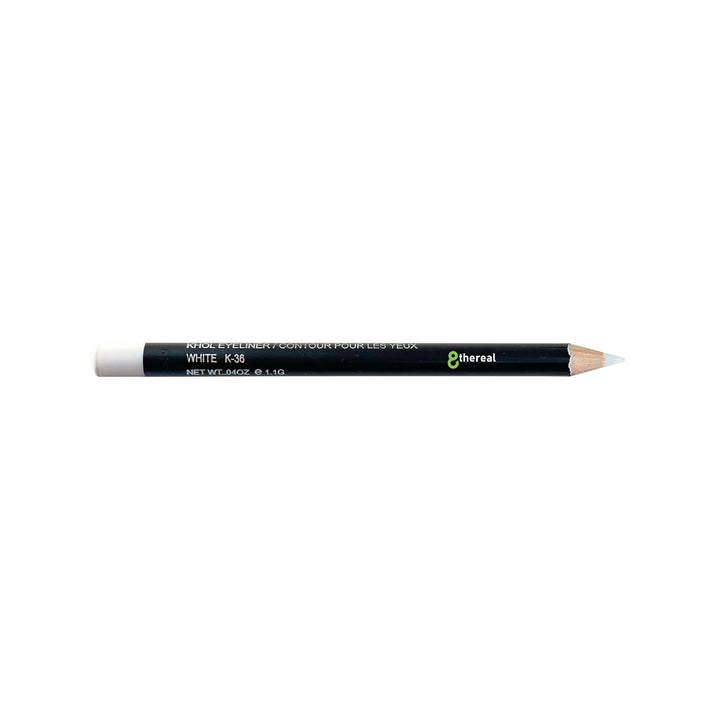 8thereal Soft-Define white khol eyeliner pencil with a creamy, blendable formula for precise eye definition.