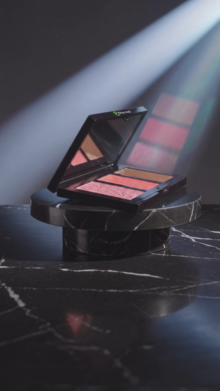 All-in-One Sculpt & Glow Pro Cheek Palette — Sculpt, Flush & Light Up Your Look